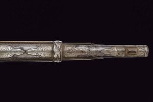 Interessante carabina corta tipo Martini con decorazioni in argento  - Asta La Collezione di Armi Antiche di un Gentiluomo Californiano - Associazione Nazionale - Case d'Asta italiane