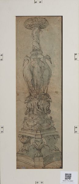 PIRANESI GIOVANNI BATTISTA (1720 - 1778) : Da un modello di. Veduta in prospettiva di un candelabro antico di marmo di gran mole  - Asta Asta 502 | ARTE ANTICA E DEL XIX SECOLO Online - Associazione Nazionale - Case d'Asta italiane