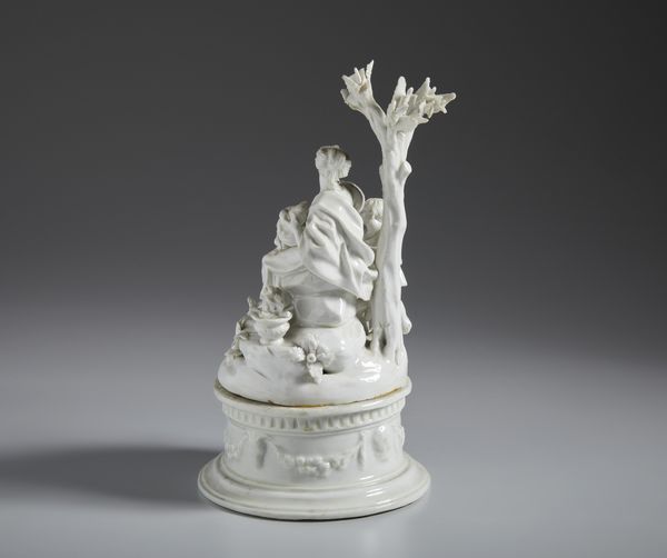 MANIFATTURA GEMINIANO COZZI, VENEZIA, 1780 CIRCA : Gruppo in porcellana bianca raffigurante una madre con i figli in una paesaggio naturale  - Asta Asta 502 | ARTE ANTICA E DEL XIX SECOLO Online - Associazione Nazionale - Case d'Asta italiane