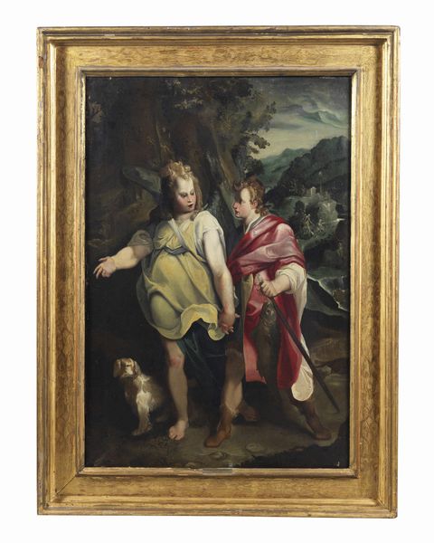 MOTTA RAFFAELLINO (1550 - 1578) : Da. Tobiolo e l'angelo  - Asta Asta 502 | ARTE ANTICA E DEL XIX SECOLO Online - Associazione Nazionale - Case d'Asta italiane