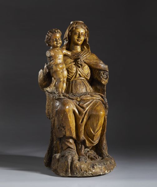 SCULTORE LIGURE DELLA MET DEL XVII SECOLO : Madonna del Carmine  - Asta Asta 502 | ARTE ANTICA E DEL XIX SECOLO Online - Associazione Nazionale - Case d'Asta italiane