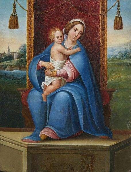 ARTISTA VENETO DEL XVI SECOLO : Nello stile di. Madonna con Bambino in trono  - Asta Asta 502 | ARTE ANTICA E DEL XIX SECOLO Online - Associazione Nazionale - Case d'Asta italiane