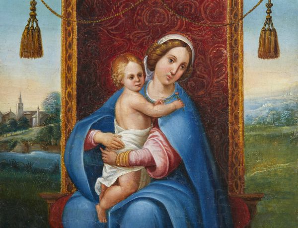 ARTISTA VENETO DEL XVI SECOLO : Nello stile di. Madonna con Bambino in trono  - Asta Asta 502 | ARTE ANTICA E DEL XIX SECOLO Online - Associazione Nazionale - Case d'Asta italiane
