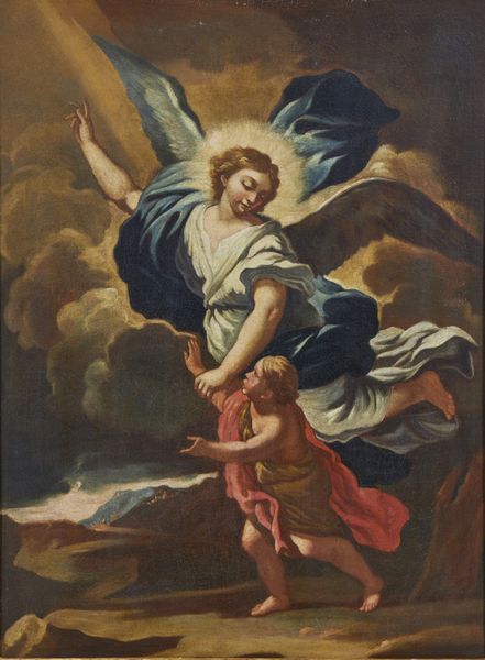 DA CORTONA PIETRO  (1596 - 1669) : Da. Langelo custode  - Asta Asta 502 | ARTE ANTICA E DEL XIX SECOLO Online - Associazione Nazionale - Case d'Asta italiane