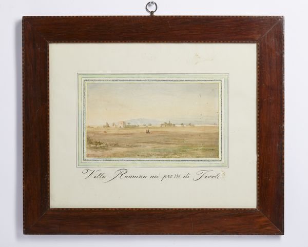 ARTISTA ITALIANO DEL XIX SECOLO : Villa romana nei pressi di Tivoli  - Asta Asta 502 | ARTE ANTICA E DEL XIX SECOLO Online - Associazione Nazionale - Case d'Asta italiane