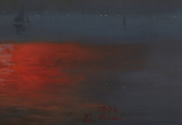 LA PIRA GIOACCHINO (1839 - 1870) : Attribuito a. Notturno con eruzione del Vesuvio  - Asta Asta 502 | ARTE ANTICA E DEL XIX SECOLO Online - Associazione Nazionale - Case d'Asta italiane