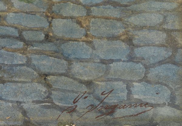 INGANNI ANGELO (1807 - 1880) : Veduta cittadina con fruttivendole  - Asta Asta 502 | ARTE ANTICA E DEL XIX SECOLO Online - Associazione Nazionale - Case d'Asta italiane