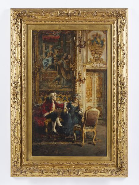 FAVRETTO GIACOMO (1849 - 1887) : Attribuito a. Scena galante  - Asta Asta 502 | ARTE ANTICA E DEL XIX SECOLO Online - Associazione Nazionale - Case d'Asta italiane