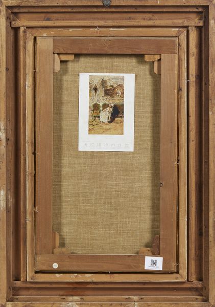 FAVRETTO GIACOMO (1849 - 1887) : Attribuito a. Scena galante  - Asta Asta 502 | ARTE ANTICA E DEL XIX SECOLO Online - Associazione Nazionale - Case d'Asta italiane