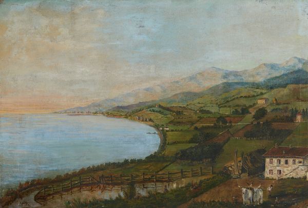 ARTISTA DEL XIX SECOLO : Veduta della costiera  - Asta Asta 502 | ARTE ANTICA E DEL XIX SECOLO Online - Associazione Nazionale - Case d'Asta italiane