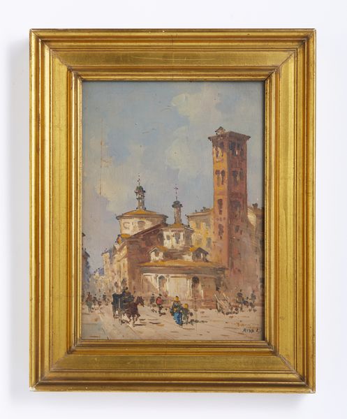 RIVA GIUSEPPE (1861 - 1948) : La Chiesa di Santa Maria presso San Satiro a Milano  - Asta Asta 502 | ARTE ANTICA E DEL XIX SECOLO Online - Associazione Nazionale - Case d'Asta italiane