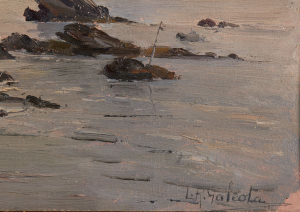 GALEOTA LEOPOLDO (1868 - 1938) : Promontorio di Portofino  - Asta Asta 502 | ARTE ANTICA E DEL XIX SECOLO Online - Associazione Nazionale - Case d'Asta italiane