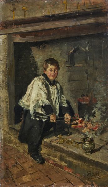 CASTELLI FILIPPO (1859 - 1932) : Chierichetto  - Asta Asta 502 | ARTE ANTICA E DEL XIX SECOLO Online - Associazione Nazionale - Case d'Asta italiane