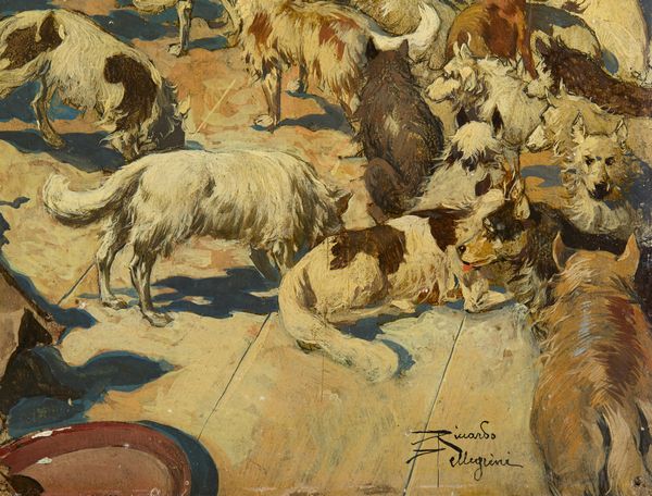 PELLEGRINI RICCARDO (1863 - 1934) : Il salvataggio dei cani  - Asta Asta 502 | ARTE ANTICA E DEL XIX SECOLO Online - Associazione Nazionale - Case d'Asta italiane