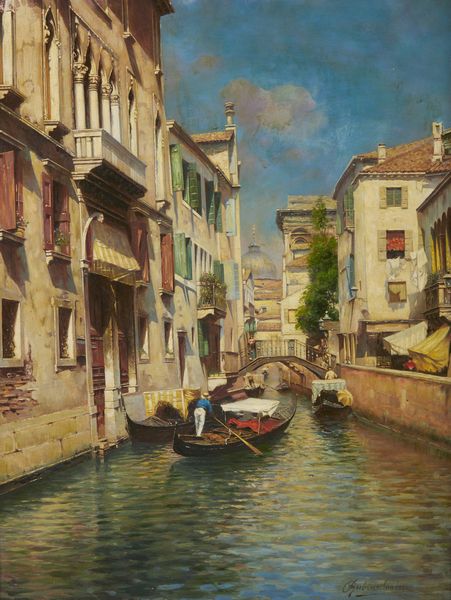 SANTORO RUBENS (1859 - 1942) : Nello stile di. Canale a Venezia  - Asta Asta 502 | ARTE ANTICA E DEL XIX SECOLO Online - Associazione Nazionale - Case d'Asta italiane