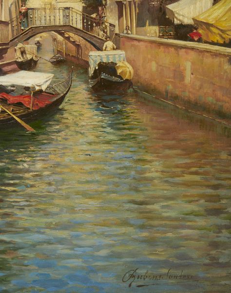 SANTORO RUBENS (1859 - 1942) : Nello stile di. Canale a Venezia  - Asta Asta 502 | ARTE ANTICA E DEL XIX SECOLO Online - Associazione Nazionale - Case d'Asta italiane