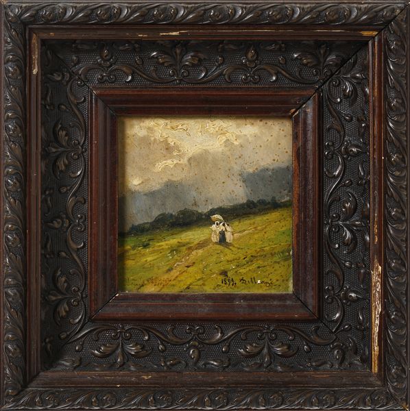 DELLEANI LORENZO (1840 - 1908) : Paesaggio con figure  - Asta Asta 502 | ARTE ANTICA E DEL XIX SECOLO Online - Associazione Nazionale - Case d'Asta italiane