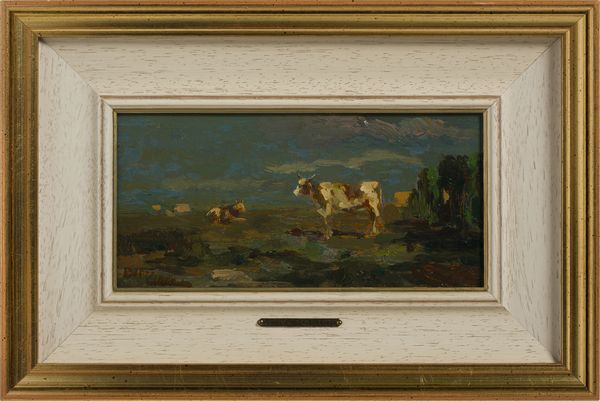 CIARDI BEPPE (1875 - 1932) : Attribuito a. Paesaggio con armenti  - Asta Asta 502 | ARTE ANTICA E DEL XIX SECOLO Online - Associazione Nazionale - Case d'Asta italiane