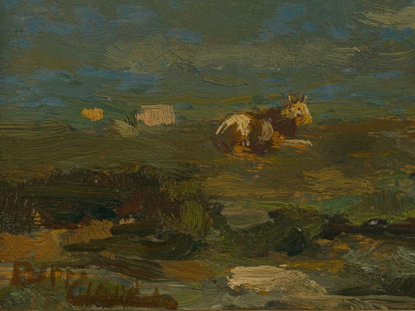 CIARDI BEPPE (1875 - 1932) : Attribuito a. Paesaggio con armenti  - Asta Asta 502 | ARTE ANTICA E DEL XIX SECOLO Online - Associazione Nazionale - Case d'Asta italiane