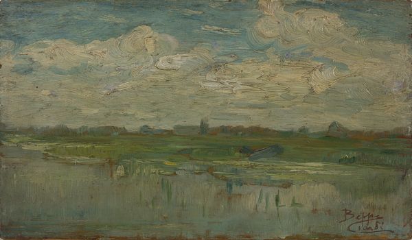 CIARDI BEPPE (1875 - 1932) : Attribuito a. Paesaggio lacustre  - Asta Asta 502 | ARTE ANTICA E DEL XIX SECOLO Online - Associazione Nazionale - Case d'Asta italiane