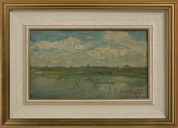 CIARDI BEPPE (1875 - 1932) : Attribuito a. Paesaggio lacustre  - Asta Asta 502 | ARTE ANTICA E DEL XIX SECOLO Online - Associazione Nazionale - Case d'Asta italiane