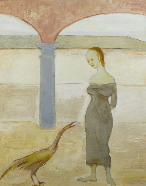 JOB ENRICO (1934 - 2008) : Donna con papera  - Asta Asta 502 | ARTE ANTICA E DEL XIX SECOLO Online - Associazione Nazionale - Case d'Asta italiane