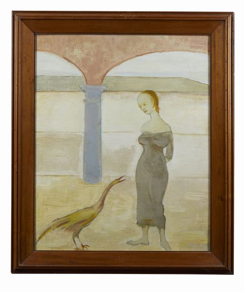 JOB ENRICO (1934 - 2008) : Donna con papera  - Asta Asta 502 | ARTE ANTICA E DEL XIX SECOLO Online - Associazione Nazionale - Case d'Asta italiane