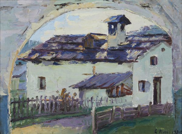 ARTISTA ITALIANO DEL XX SECOLO : Casolare in montagna  - Asta Asta 502 | ARTE ANTICA E DEL XIX SECOLO Online - Associazione Nazionale - Case d'Asta italiane