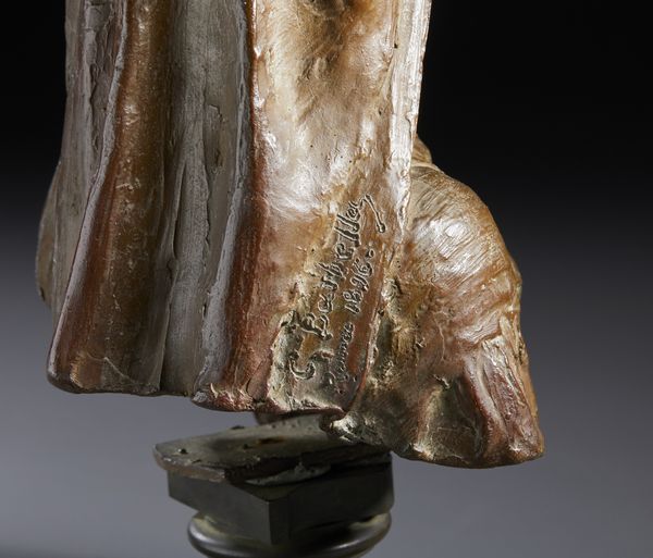 BARBELLA COSTANTINO (1852 - 1925) : Coppia di busti femminili ('Al mercato' e 'Scannese')  - Asta Asta 502 | ARTE ANTICA E DEL XIX SECOLO Online - Associazione Nazionale - Case d'Asta italiane