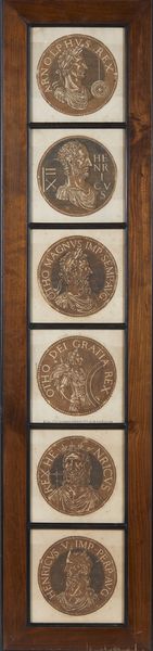 GOLTZIUS HUBERT (1526 - 1583) : Da. 18 pannelli raffiguranti profili di re e imperatori  - Asta Asta 502 | ARTE ANTICA E DEL XIX SECOLO Online - Associazione Nazionale - Case d'Asta italiane