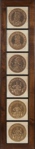 GOLTZIUS HUBERT (1526 - 1583) : Da. 18 pannelli raffiguranti profili di re e imperatori  - Asta Asta 502 | ARTE ANTICA E DEL XIX SECOLO Online - Associazione Nazionale - Case d'Asta italiane