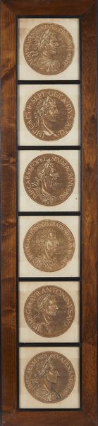 GOLTZIUS HUBERT (1526 - 1583) : Da. 18 pannelli raffiguranti profili di re e imperatori  - Asta Asta 502 | ARTE ANTICA E DEL XIX SECOLO Online - Associazione Nazionale - Case d'Asta italiane