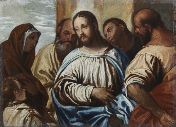 ARTISTA VENETO DEL XVII SECOLO : Cristo e l'emorroissa  - Asta Asta 502 | ARTE ANTICA E DEL XIX SECOLO Online - Associazione Nazionale - Case d'Asta italiane