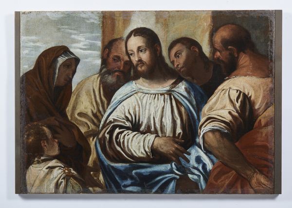 ARTISTA VENETO DEL XVII SECOLO : Cristo e l'emorroissa  - Asta Asta 502 | ARTE ANTICA E DEL XIX SECOLO Online - Associazione Nazionale - Case d'Asta italiane