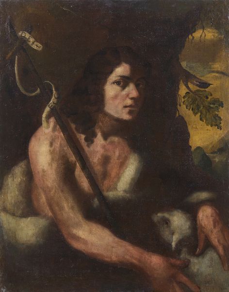 ARTISTA ITALIANO DEL XVII SECOLO : San Giovanni Battista nel deserto  - Asta Asta 502 | ARTE ANTICA E DEL XIX SECOLO Online - Associazione Nazionale - Case d'Asta italiane