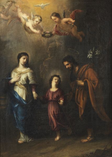 ARTISTA DEL XVII SECOLO : Il ritorno della Sacra Famiglia dall'Egitto  - Asta Asta 502 | ARTE ANTICA E DEL XIX SECOLO Online - Associazione Nazionale - Case d'Asta italiane