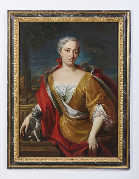 ARTISTA FRANCESE DEL XVIII SECOLO : Ritratto di gentildonna con cane  - Asta Asta 502 | ARTE ANTICA E DEL XIX SECOLO Online - Associazione Nazionale - Case d'Asta italiane