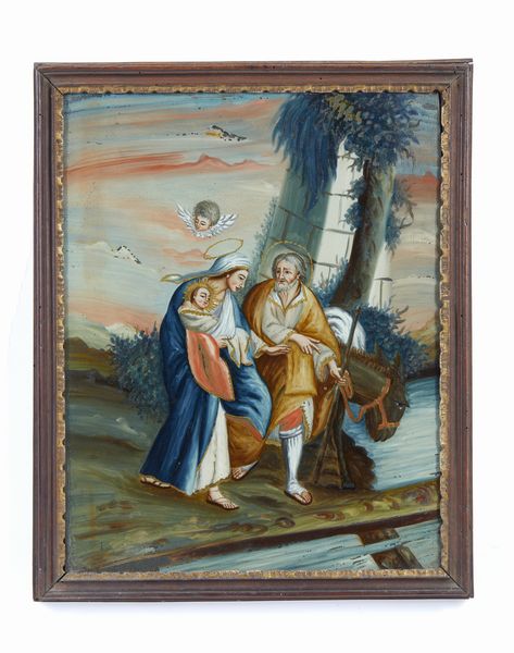 ARTISTA DEL XVIII-XIX SECOLO : Fuga in Egitto  - Asta Asta 502 | ARTE ANTICA E DEL XIX SECOLO Online - Associazione Nazionale - Case d'Asta italiane