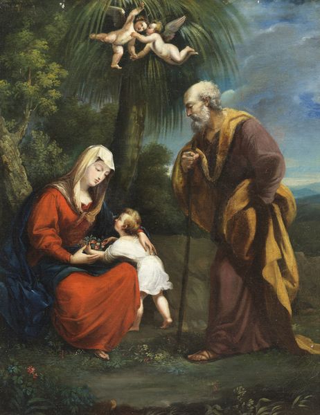 ARTISTA DEL XVIII-XIX SECOLO : Riposo durante la fuga in Egitto  - Asta Asta 502 | ARTE ANTICA E DEL XIX SECOLO Online - Associazione Nazionale - Case d'Asta italiane