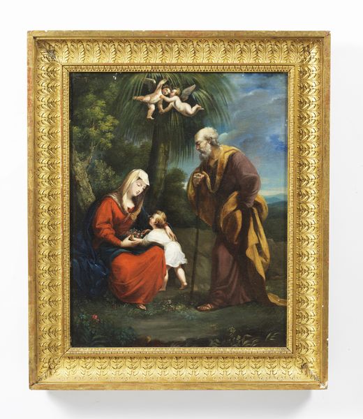 ARTISTA DEL XVIII-XIX SECOLO : Riposo durante la fuga in Egitto  - Asta Asta 502 | ARTE ANTICA E DEL XIX SECOLO Online - Associazione Nazionale - Case d'Asta italiane