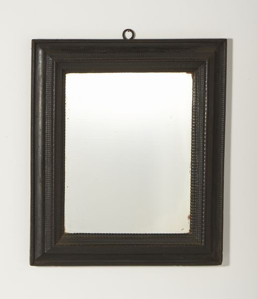 MANIFATTURA DEL XVII-XVIII SECOLO : Cornice in legno ebanizzato con specchio  - Asta Asta 502 | ARTE ANTICA E DEL XIX SECOLO Online - Associazione Nazionale - Case d'Asta italiane