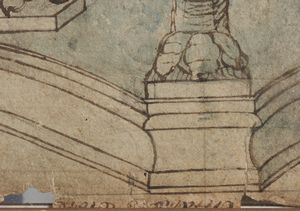 PIRANESI GIOVANNI BATTISTA (1720 - 1778) : Da un modello di. Veduta in prospettiva di un candelabro antico di marmo di gran mole  - Asta Asta 502 | ARTE ANTICA E DEL XIX SECOLO Online - Associazione Nazionale - Case d'Asta italiane