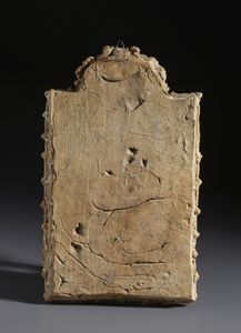 MANIFATTURA DELL'ITALIA MERIDIONALE DEL XVIII SECOLO : Rilievo in terracotta raffigurante la Vergine con il Bambino e Sant'Anna, tra angeli musicanti e cherubini  - Asta Asta 502 | ARTE ANTICA E DEL XIX SECOLO Online - Associazione Nazionale - Case d'Asta italiane