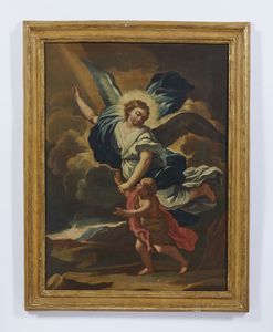 DA CORTONA PIETRO  (1596 - 1669) : Da. Langelo custode  - Asta Asta 502 | ARTE ANTICA E DEL XIX SECOLO Online - Associazione Nazionale - Case d'Asta italiane