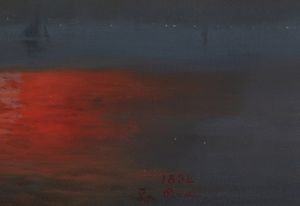 LA PIRA GIOACCHINO (1839 - 1870) : Attribuito a. Notturno con eruzione del Vesuvio  - Asta Asta 502 | ARTE ANTICA E DEL XIX SECOLO Online - Associazione Nazionale - Case d'Asta italiane