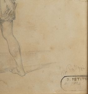 PALIZZI FILIPPO (1818 - 1899) : Attribuito a. Fuga da Pompei  - Asta Asta 502 | ARTE ANTICA E DEL XIX SECOLO Online - Associazione Nazionale - Case d'Asta italiane