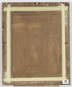 INGANNI ANGELO (1807 - 1880) : Veduta cittadina con fruttivendole  - Asta Asta 502 | ARTE ANTICA E DEL XIX SECOLO Online - Associazione Nazionale - Case d'Asta italiane