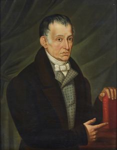 ARTISTA ITALIANO DEL XIX SECOLO - Ritratto di poeta