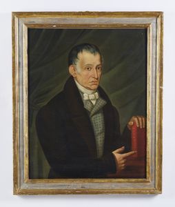 ARTISTA ITALIANO DEL XIX SECOLO : Ritratto di poeta  - Asta Asta 502 | ARTE ANTICA E DEL XIX SECOLO Online - Associazione Nazionale - Case d'Asta italiane