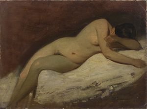 ARTISTA DEL XIX SECOLO - Nudo femminile